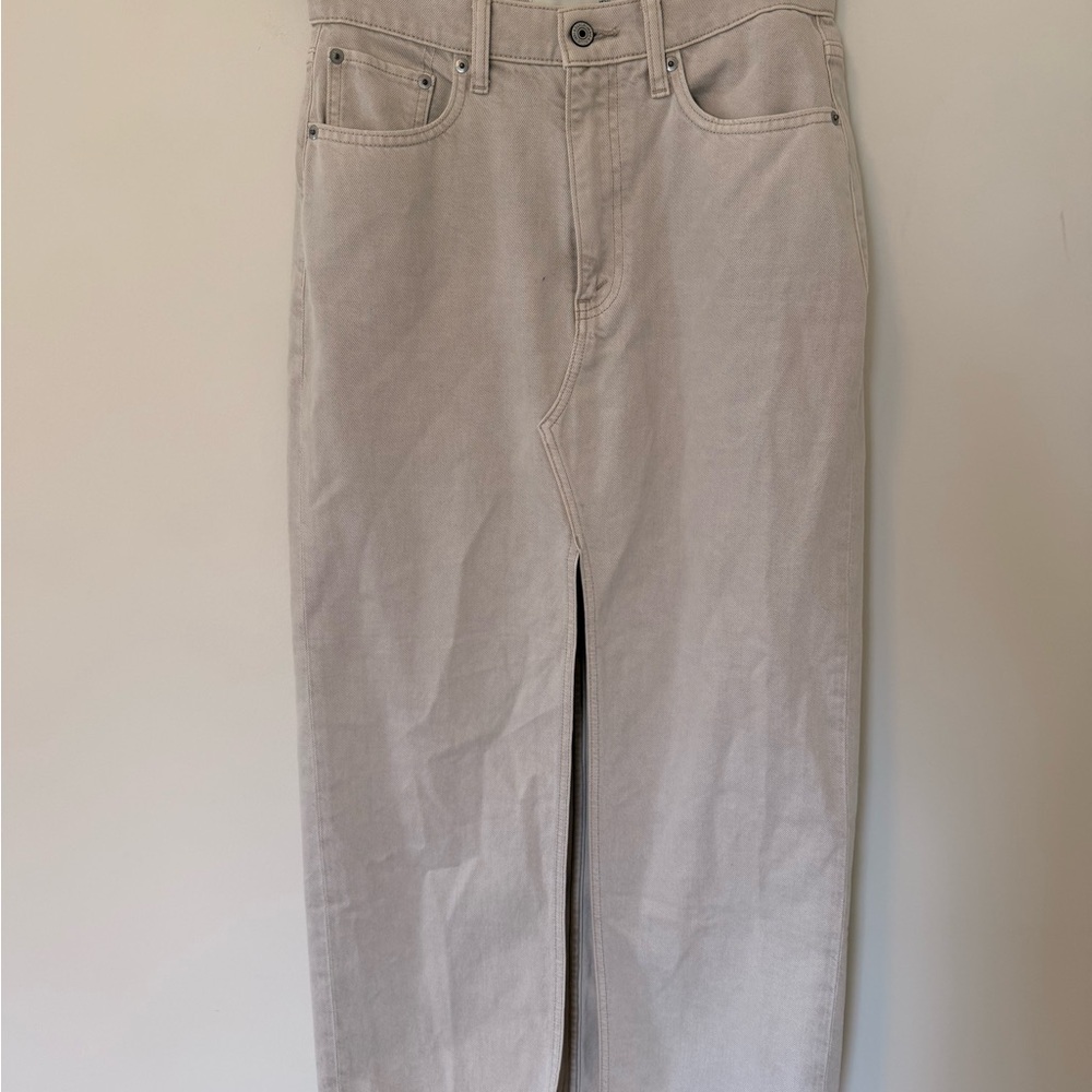 Abercrombie & Fitch Beige denim skirt